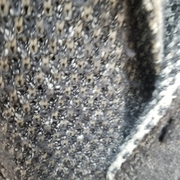 Anthropologie HWR Chunky Knit Long Cardigan Pockets Grey S - Picture 7 of 10